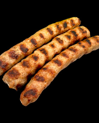 КЕБАПЧЕ НА СКАРА ПО БДС С ТЕЛЕШКО И СВИНСКО МЕСО 90 ГРАМА